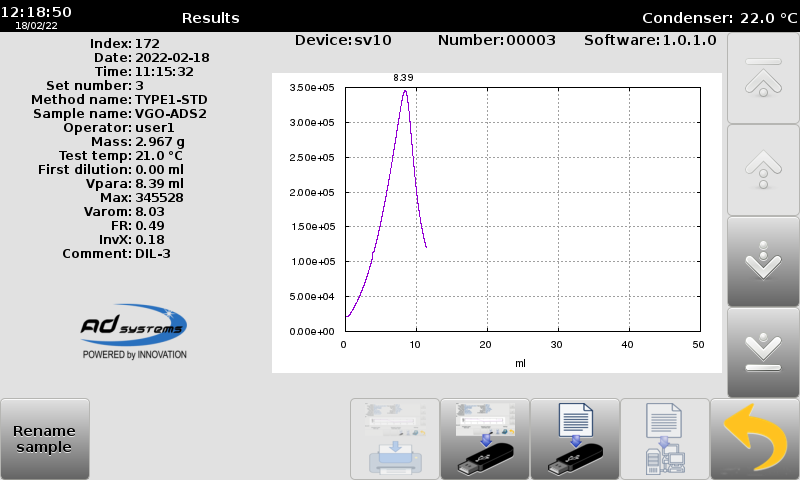 SV10, анализатор асфальтенов, S-значение, ASTM D7157, стабильность нефти, автоматический титратор, AD Systems, IN, SBN, нефтепереработка